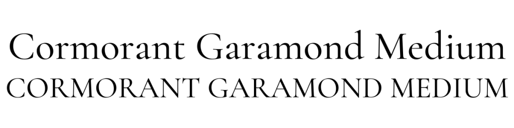 Cormorant Garamond Medium Canva Font