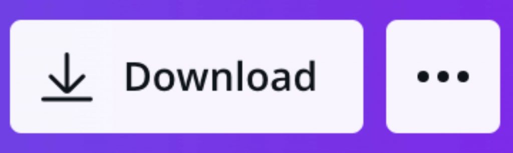 Canva download button