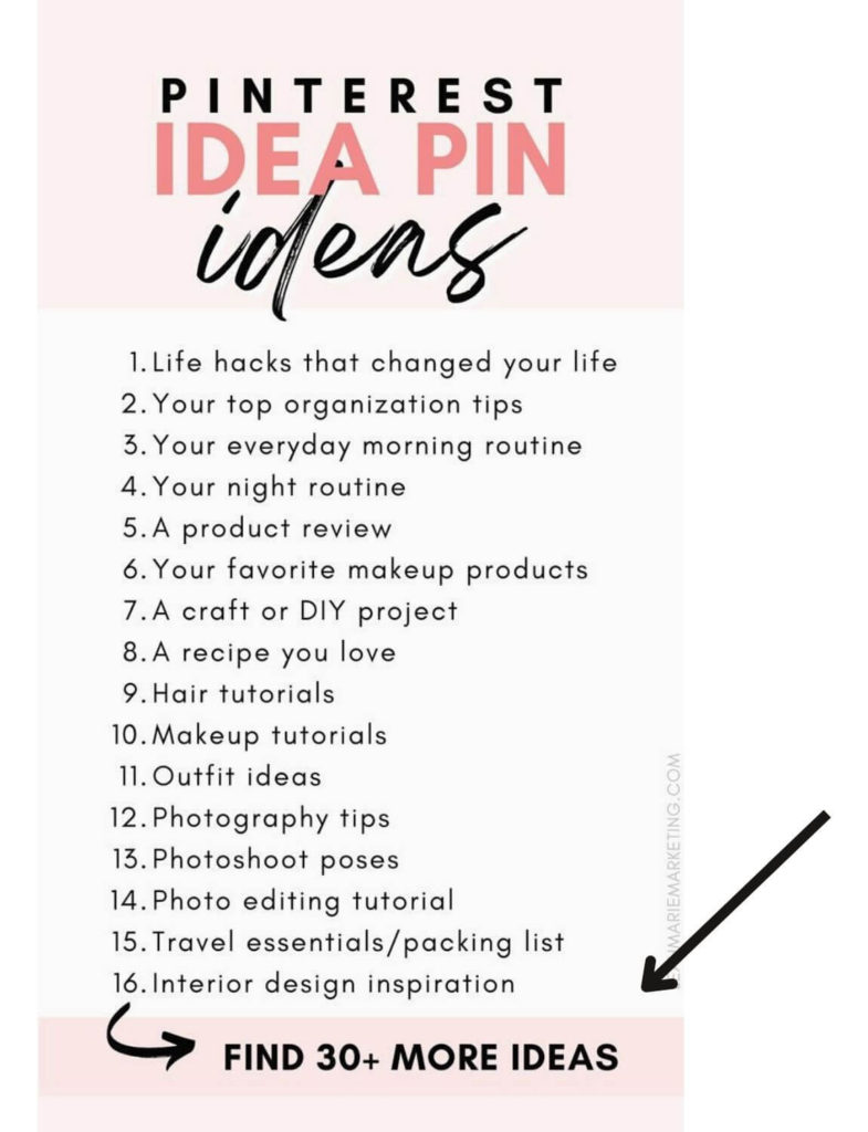 Pinterest infographic read more