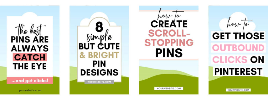 Pinterest template examples