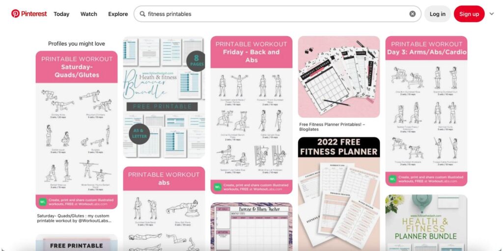 find freebie ideas using Pinterest